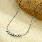 Women's Heart Zircon Necklace