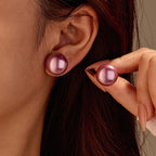Earrings Retro Elegant French Glossy Pearl Earrings