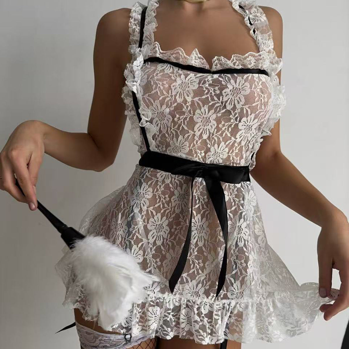 Women's Lace Backless Dress