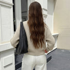 Women's Zip-Up Knit Cardigan