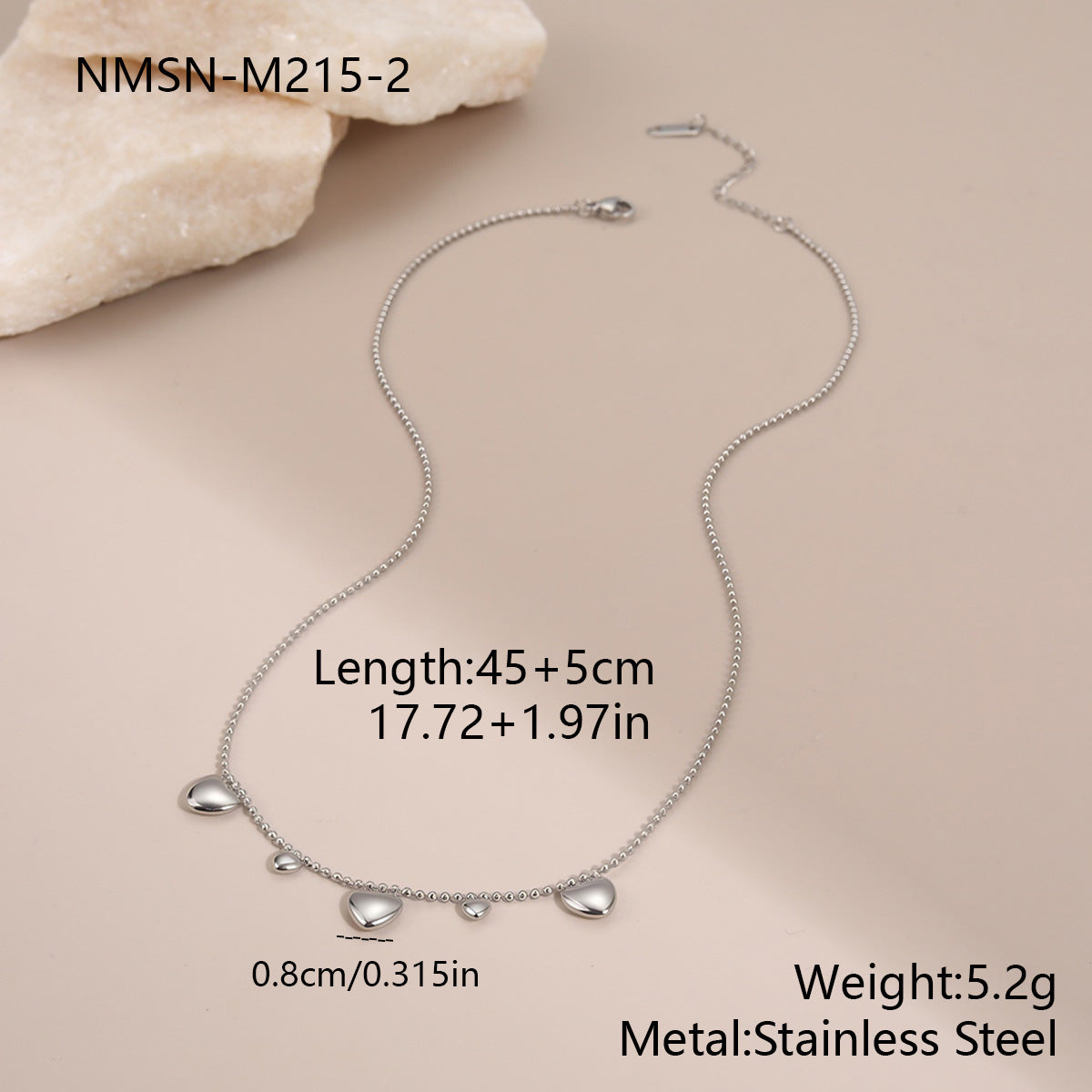 Steel Love Necklace
