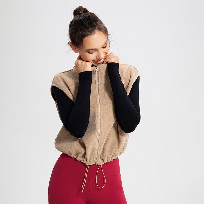 Women's Polar-Fleece Running Vest