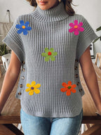 Gray 5 Wool Flowers