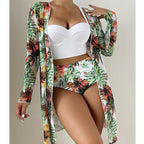 Mesh Three Bikini Swimwear
