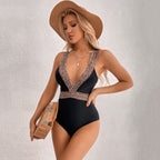 Spot Lace Bikini Swimwear