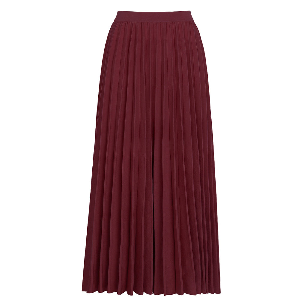 Wine Red Skirt