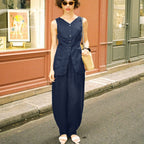 Navy Vest & Trousers Suit