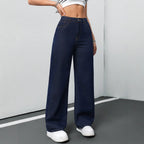 Women's Dark Wash Wide Leg Jeans