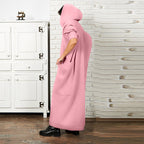 Plus Size Hooded Sweater Dress with Pockets