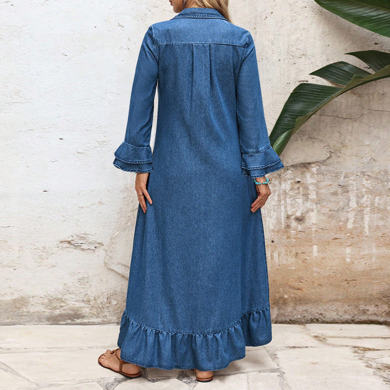 Women's Plus Size Denim Dress