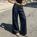 Women's High-Waist Wide-Leg Jeans