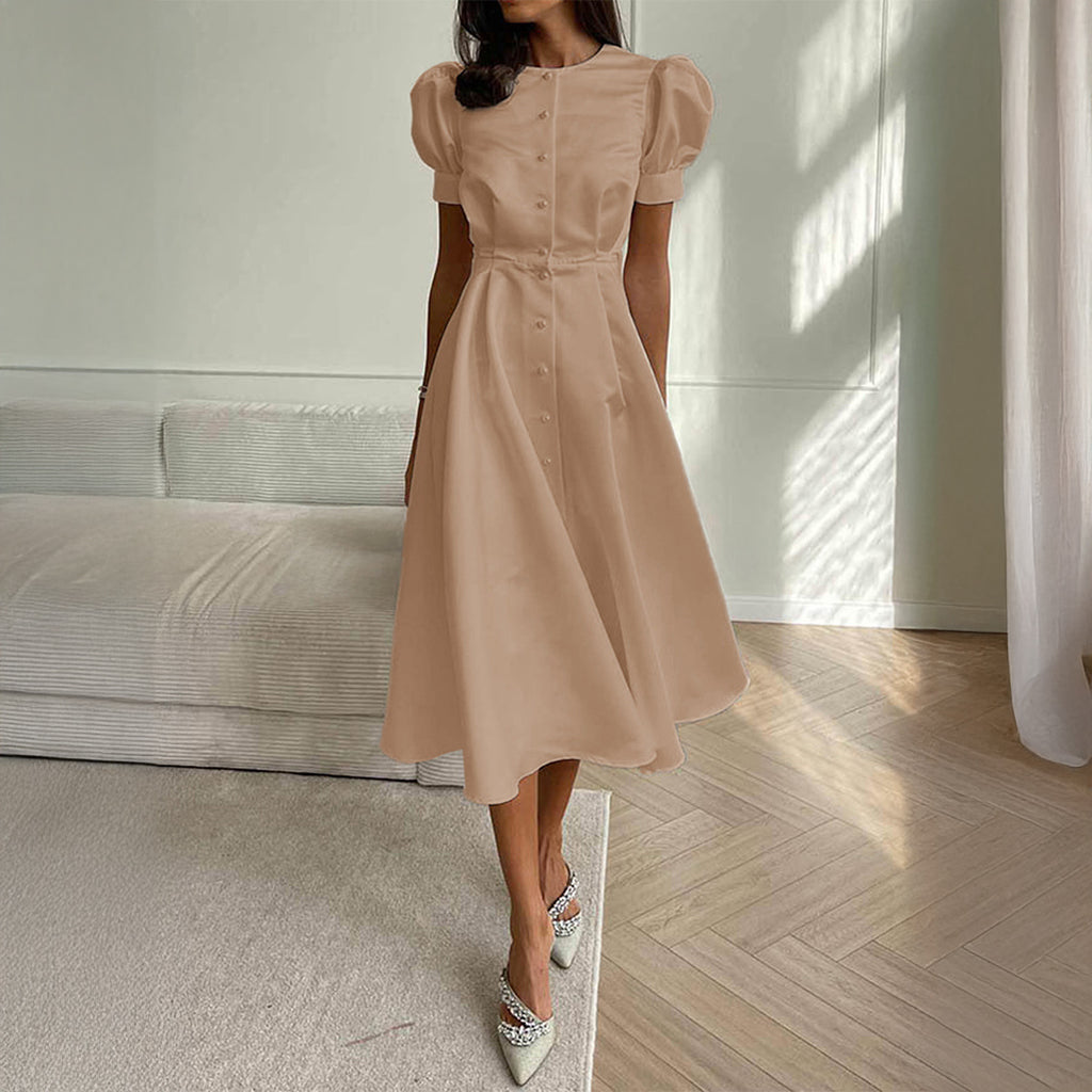 Women's Maxi Short Sleeve Dress