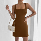 Spaghetti-Strap Bodycon Mini Dress