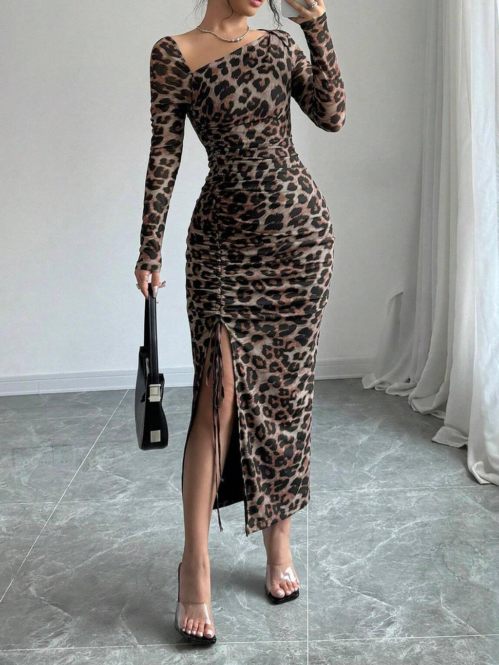 Black Leopard Print