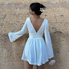 Women's V-Neck Mini Dress