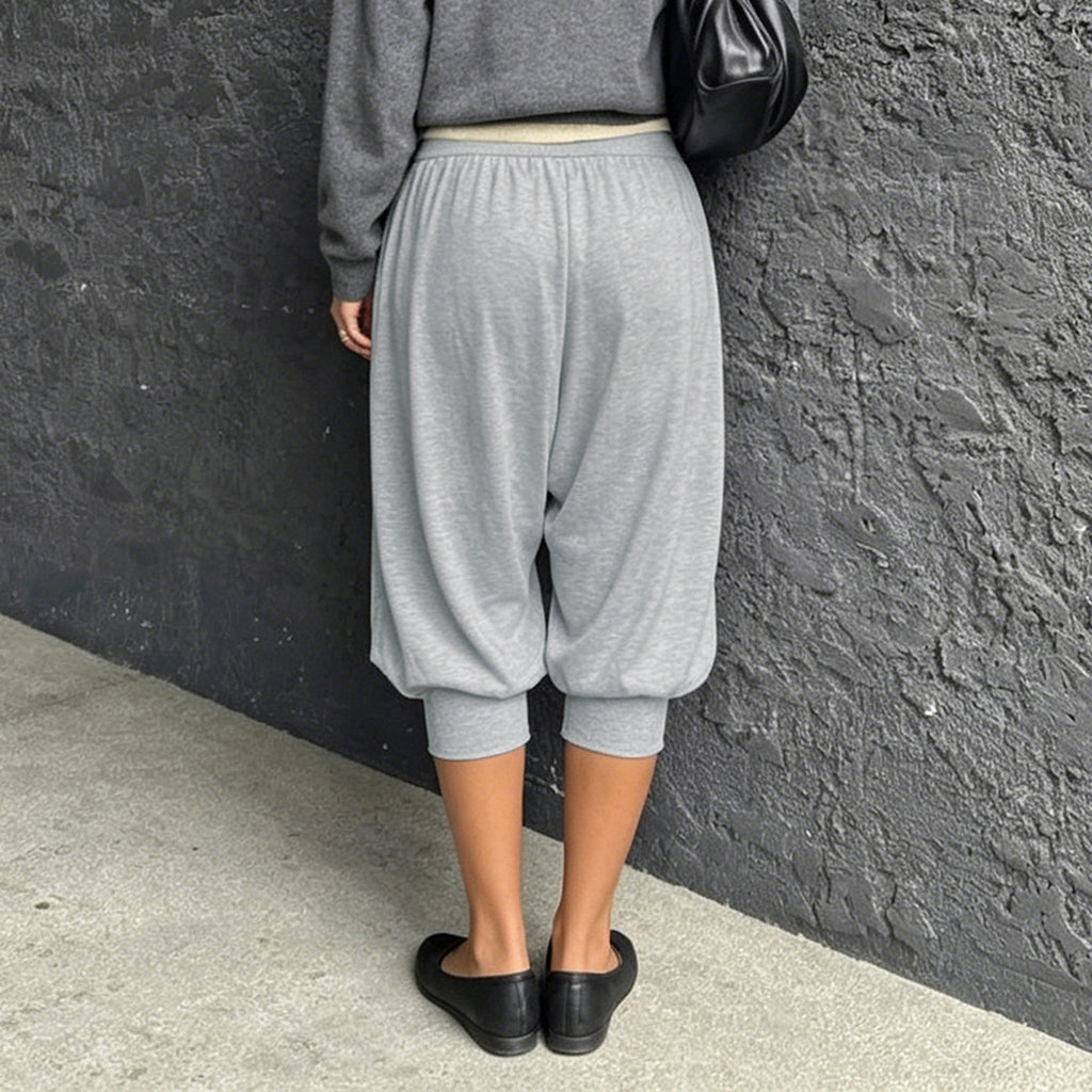 Women's High-Waist Cropped Pants