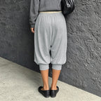 Women's High-Waist Cropped Pants