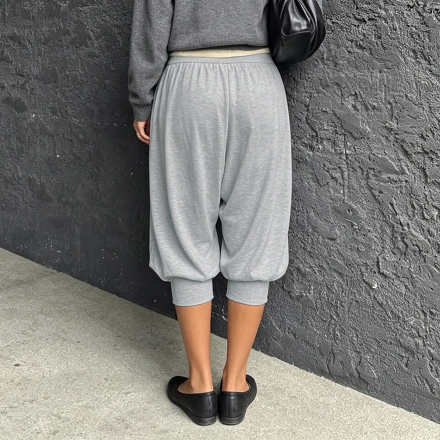 Women's High-Waist Cropped Pants