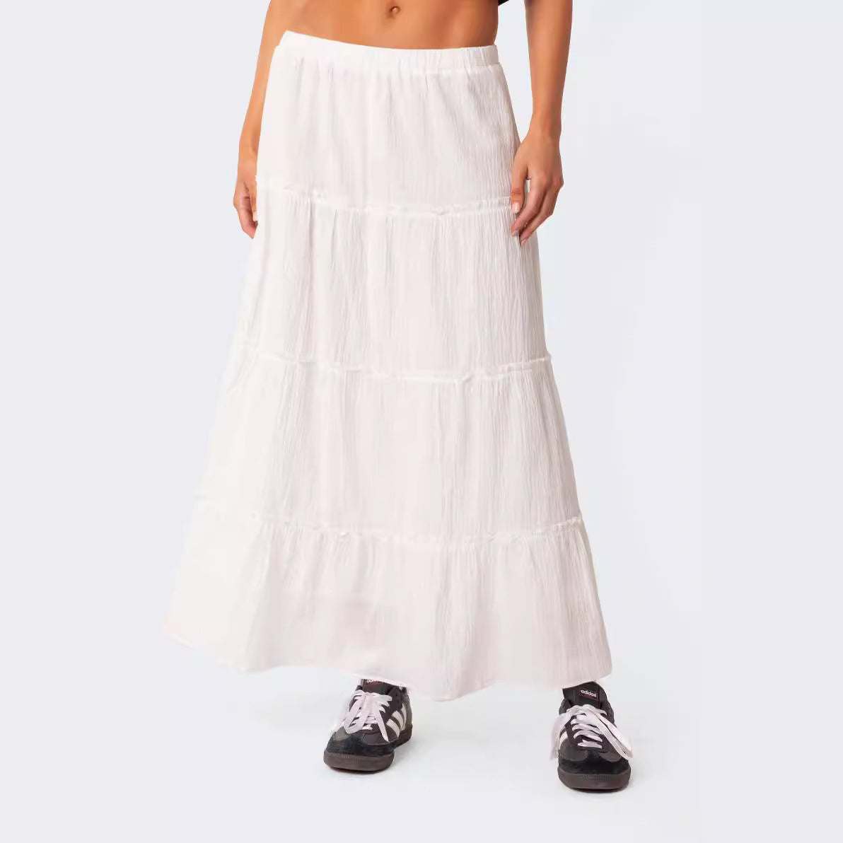 Women's Pleated Maxi Skirt
