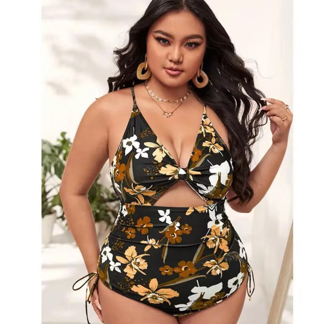 Plus Size One-piece Swimwear
