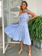 Women's Sling Pleated Dress