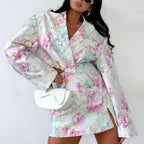 Loose Skirt Two Piece Set Long Sleeve