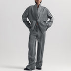 Women's Satin Blazer & Long Skirt Set