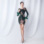 blackish green