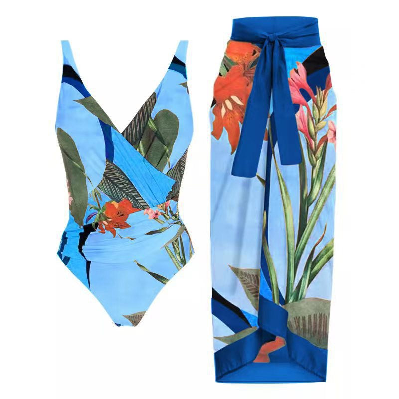 Two Cross One-piece Swimwear