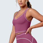 Women's Seam-Detail Yoga Tank Top