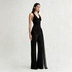 Women Clothing Autumn Black Ribbon Bootcut Trousers Women Slimming Casual All Matching Bell Bottom Pants