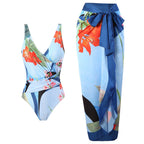 Blue Bottom Two-Piece Suit