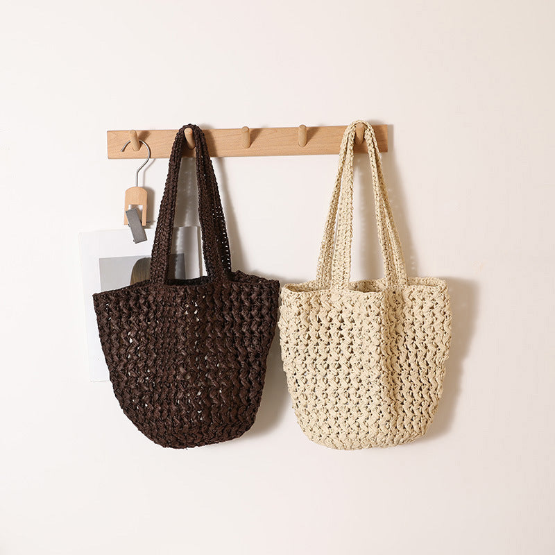 Women's Large-Capacity Straw Beach Bag