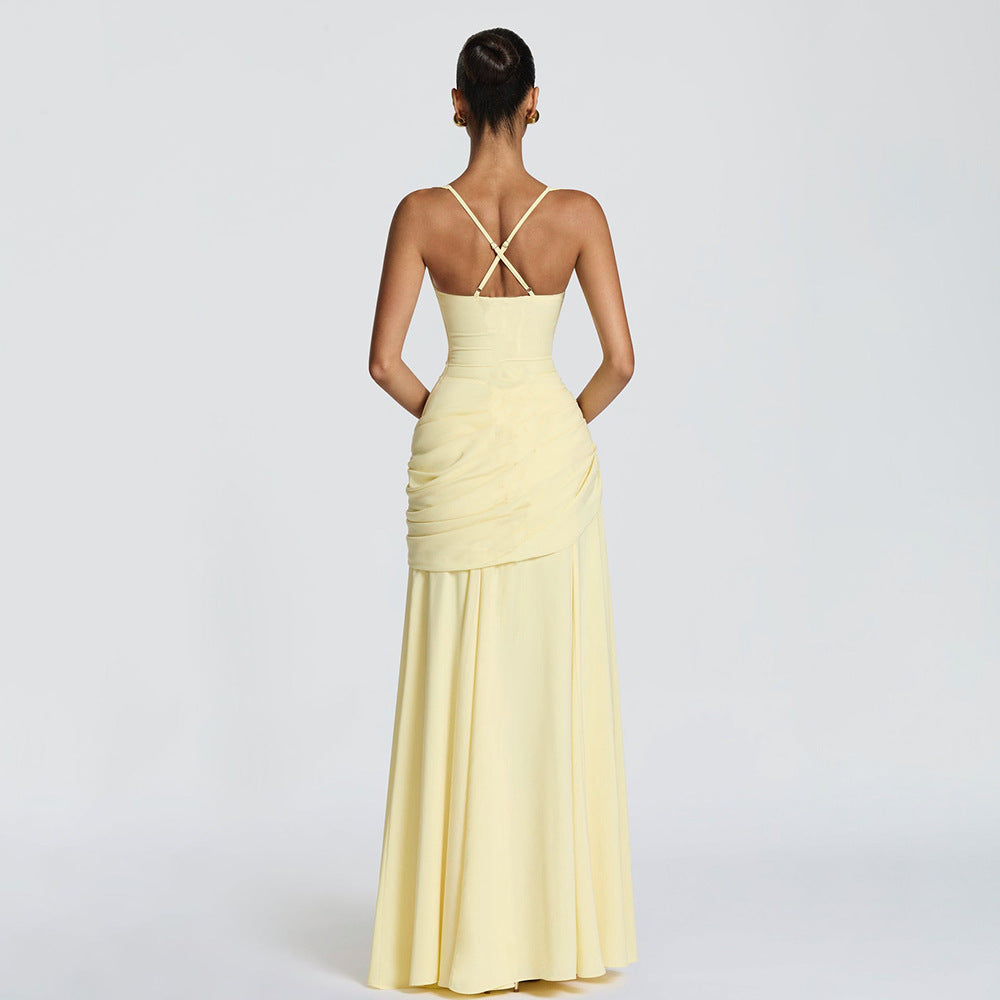 Women's Backless Maxi Dress
