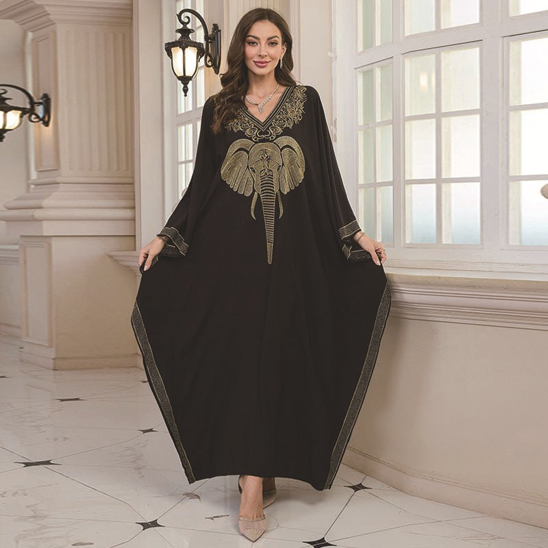 Rayon Embroidered Cover Up Swimwear