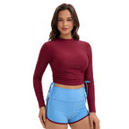 Split Long One-piece Swimwear