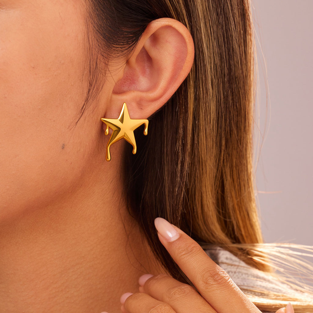 Star Drop Earrings