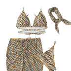 Drawstring Strap Bikini Swimwear
