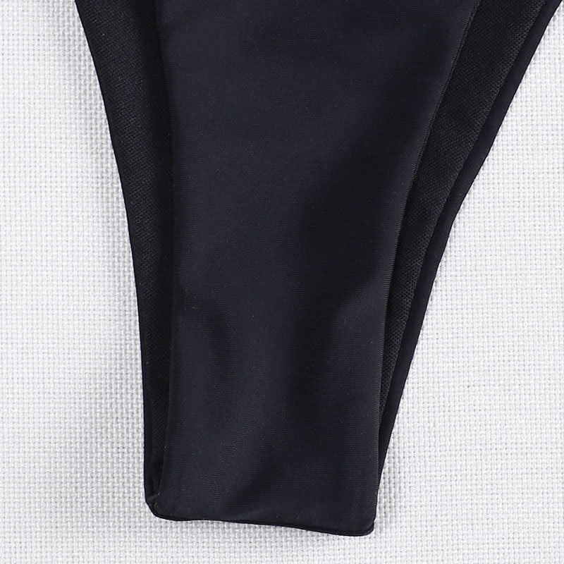 Solid Color Bikini Swimwear