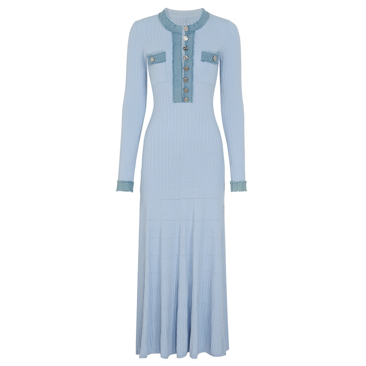 Women's Denim Knit Dress
