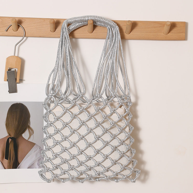 6-Strand Silver Net Pocket