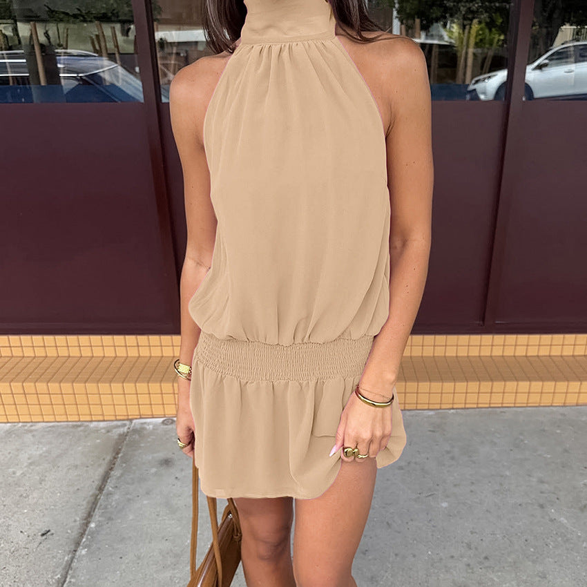 Women's Halter Sleeveless Dress