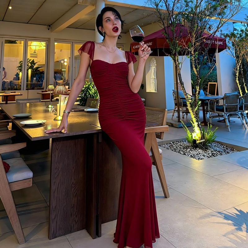 Women's Backless Sling Dress