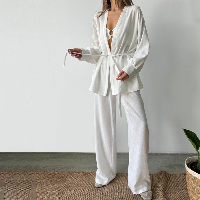 Autumn Cotton Pajamas Lingerie