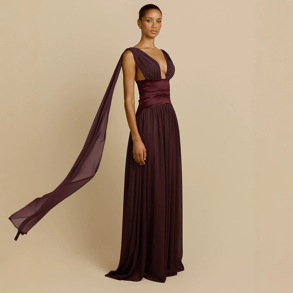 Women's Chiffon Sleeveless Dress