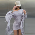 Women's Sheath Long Sleeve Dress