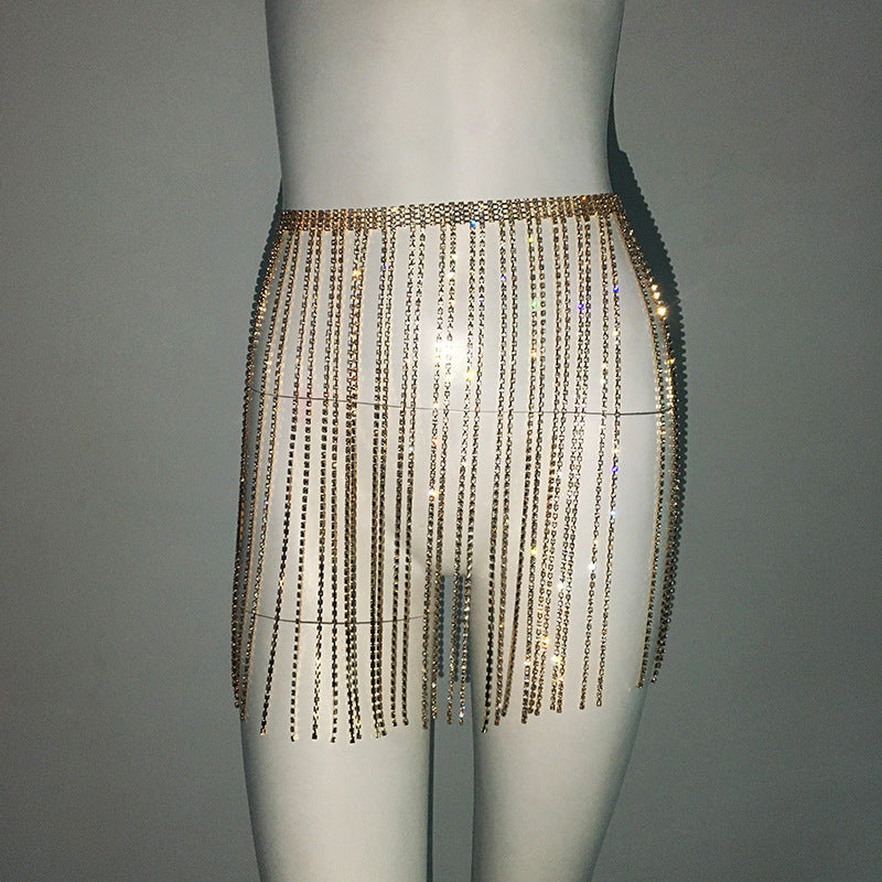 Golden Waist Chain Skirt