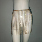 Golden Waist Chain Skirt
