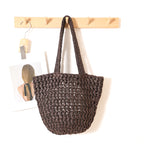 Wave Flower Bucket Brown without Lining