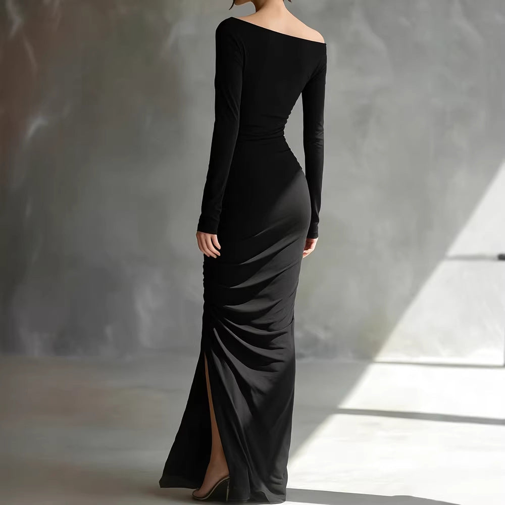 Women's Pleated Strapless Dress